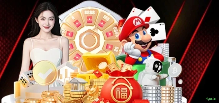 Imagem promocional da 4ywin mostrando a plataforma e suas vantagens